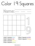 Help the dog count to 20 coloring page. Number 19 Coloring Pages Twisty Noodle