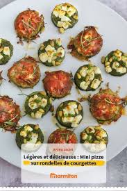 Mini Pizza Sur Rondelles De Courgette Recette Recettes De Cuisine Mini Pizza Recette Avec Courgette