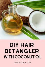 Diy Hair Detangler With Coconut Oil In 2020 Diy Hair Detangler Hair Detangler Diy Hairstyles