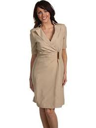 Ellen Tracy Ed1mb018 Dress Khaki Zappos Com Free Shipping Both Ways Khaki Dress Dresses Wrap Dress