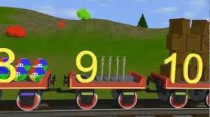 Learn To Count With Shawn The Train Fun And Educational Cartoon For Kids Via Youtube Kindergarten Learning Songs Train Video Transportation Preschool