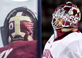 Im lieferumfang der warrior ritual f1 bambini maske sind 194.86 € 249.99. These Are The Coolest Goalie Masks In Men S College Hockey Ncaa Com