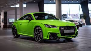 Lime Green Audi Tt Rs Looks Much Better Than Expected Carscoops