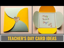 A community site for rubber stamp art, paper craft and scrapbook artists. Easy Teacher S Day Card Making Idea Diy Teachers Day Cards Teachersdaycard Diy Gift Envelope Y Teachers Diy Teachers Day Card Teachers Day Greeting Card