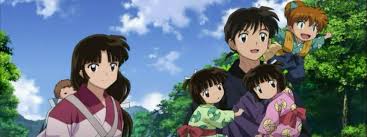 Miroku With Sango Their Children And Shippō Anime Kagome Higurashi Inuyasha