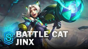 Battle Cat Jinx Skin Spotlight - League of Legends - YouTube