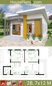 Main motto of this blog is to connect architects to people like you, who are planning to build a home now or in future. Small House Design Plans 7x12 With 2 Bedrooms Full Plans House Plans 3d Small House Design Plans Small House Design House Design Pictures