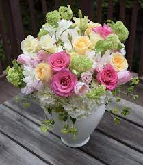 Mother S Day Flower Arrangement Peonies Tulips Roses Lisianthus Viburnum Hydrange Rose Flower Arrangements Flower Arrangements Fresh Flowers Arrangements