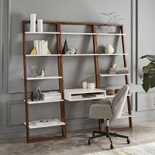 Other high quality autocad models Ladder Shelf Desk Wide Bookshelf Set
