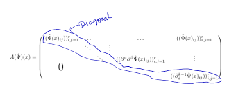 Matrices Upper Triangular Alignment Tex Latex Stack Exchange