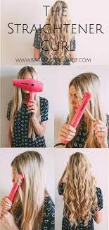 Cute hairstyles for straight hair allow for experimentation. Curl Your Hair With A Flat Iron The Right Way Curls With Straightener How To Curl Your Hair Hair Hacks