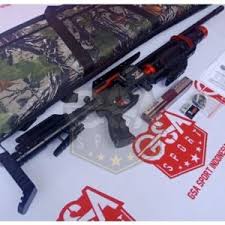 Senapan pcp dari pabrikan ir&abel.co senapan yg memiliki akurasi terbaik dikelasnya menggunakan laras lw classic, tabung. Senapan Angin Pcp Luger Black Army Popor Awp Gsa Sport Indonesia