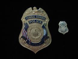 Federal Reserve Police Police Badge Police Law Enforcement