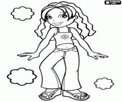 47 polly pocket coloring pages to print off and color. Polly Pocket Girl In Summer Clothes Coloring Page Printable Game