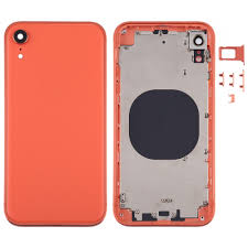 100 % accurate replacement part. Square Frame Battery Back Cover With Sim Card Tray Side Keys For Iphone Xr Orange