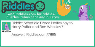 Check spelling or type a new query. Harry Potter Riddle 2 Riddles Com