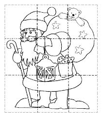 Puzzle Santa Claus Christmas Worksheets Christmas Coloring Books Coloring Pages