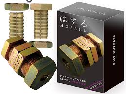 This is a tricky puzzle. Arb Games Hanayama Metal Logic Puzzles Hanayama Level 6 Cast Nutcase
