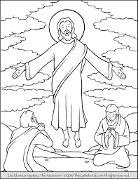 Glorious Mysteries Rosary Coloring Pages The Catholic Kid Jesus Coloring Pages Bible Coloring Pages Coloring Pages