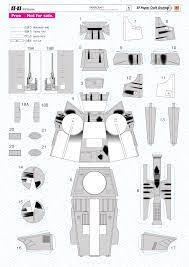 At At Ep5 Version Sheet 1 8 Sf Paper Craft Cardboard Model Paper Models Star Wars Empire