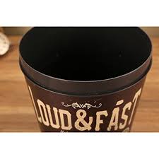 vintage wastebasket, xshion pu leather