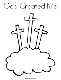 Consider these coloring books and pages to help ease the hospital transition. God Created Me Coloring Page Twisty Noodle