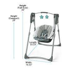 Buy Graco Slim Spaces Compact Baby Swing Space Saving Design Tilden Online In Turkey 826656788