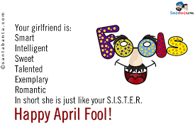 Funny april fool prank messages, wishes for friends and relatives. April Fool Sms Page 2