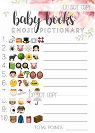 Baby Shower Emoji Pictionary Guessing Game With Answers Etsy Classic Baby Books Virtual Baby Shower Games Guessing Games