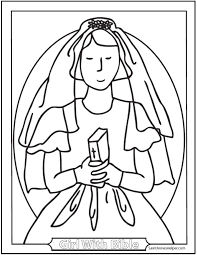 First holy communion coloring pages are a fun way for kids of all ages to develop creativity, focus, motor skills and color recognition. 14 Communion Coloring Page Printables Catholic Communion Pages