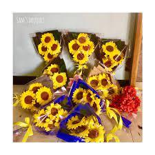 Bros yang terbuat dari kain flanel dengan warna yang mencolok namun tetap soft. Sam S Bouquet Buket Bunga Matahari Dari Kain Flanel Facebook