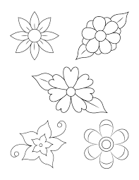 On earth, there is a huge variety of flowering plants in addition to the flowers themselves: Printable Flower Petals Coloring Page