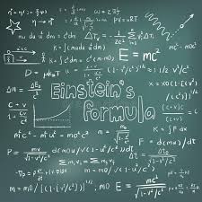 Albert Einstein Law Theory And Physics Mathematical Formula Equation Doodle Handwriting Icon In Blackboard Physics And Mathematics Albert Einstein Math Quotes