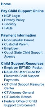 connecticut child support payment resource center