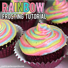 What's better than buttermilk pancakes? How To Make Rainbow Frosting Cupcakes Made By A Princess