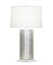 Unique copenhagen collection of translucent coloured glass lights. Solstice Table Lamp Grey Glass Flowdecor