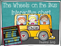 The Wheels On The Bus Interactive Chart Freebie Mrs