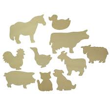 Farm Animals Templates Bj021t07 Bigjigs Toys Animal Templates Animal Cutouts Drawing Templates