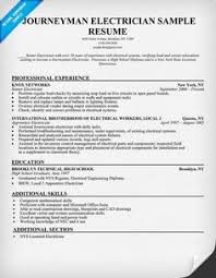 Cover letters are your first impression, so make it a good one. Example Resume Electrician S Helper
