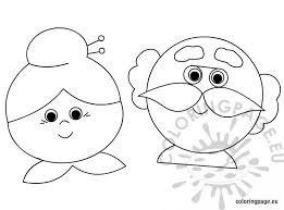 Download and print these free birthday for grandpa coloring pages for free. Grandma And Grandpa Coloring Page Coloring Page Coloring Home