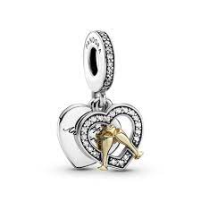 Es empfiehlt sich nach jedem tragen einfach mit einem weichen, aber fusselfreiem tuch die. Pandora Kettenanhanger Pandora Anhanger Silber Mit 585 Gelbgold Online Kaufen Otto