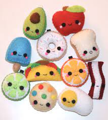 Hand Sewn Felt Food Plushies Felt Plushies Feltfood Handsewn Handmade Cute Soft Owndesign Sewing Felt Crafts Diy Felt Crafts Felt Diy