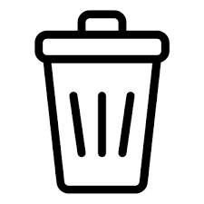 Trash Free Icon Can Garbage Recycling Bin Waste Cute Easy Drawings Beautiful Easy Drawings Mini Drawings