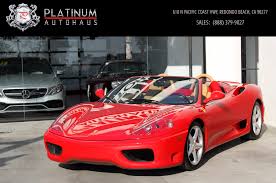 Maybe you would like to learn more about one of these? 2003 Ferrari 360 Modena Spider F1 Only 6k Miles Stock 6021 For Sale Near Redondo Beach Ca Ca Ferrari Dealer