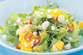 Mango Avocado Macadamia Salad Recipe Mango Recipes Mango Avocado Salad Delicious Salads