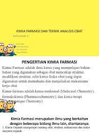 Check spelling or type a new query. Kimia Farmasi Dan Teknik Analisis Obat