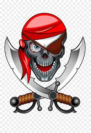 Skull Pirate With Crossed Sword Illustration Vector Png Similar Png Pirates figure, skull, pirate png.