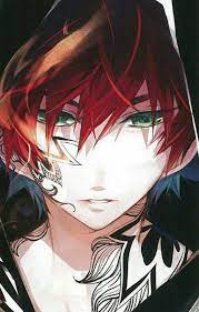 Prisão do amor sobrenatural (yaoi). Anime Guy Red Hair Green Eyes Tattoos Hood Art Anime Red Hair Anime Artwork Awesome Anime
