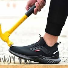 Sicherheitsschuhe und klassen kurz erklärt. Arbeitsschuhe S3 Sicherheitsschuhe Stahlkappe Sportlich Schwarz Leicht Sneaker Ebay
