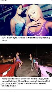 Blac Chyna Nicki Minaj Video Pin By Kennedy On Squad Pink Lamborghini Blac Chyna Nicki Minaj